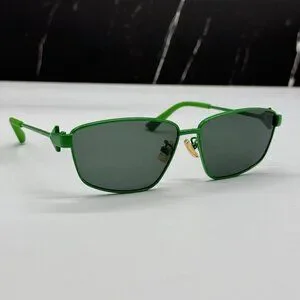 NEW BOTTEGA VENETA SUNGLASSES BV1185S 004 AVIATOR GREEN WOMEN EYEWEAR Bottega Veneta | Accessories | New Bottega Veneta Bv185s 04  main image 3